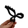 Grampo de Cabelo Pinça de Tubarão em Silicone Macio Transfronteiriço com Toque de Luxo, Pinça de Garra Grande com Laço, Acessório de Cabelo Macio Anti-Colisão