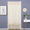 Cortina de Puerta a Prueba de Mosquitos Modelo Nuevo 2026 Cortina de Gasa de Encaje Transparente Cortina Divisoria para Dormitorio Uso en el Hogar Pantalla Sin Taladro con Cinta Mágica
