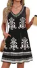 2026 Ropa de Mujer de Comercio Exterior Europeo y Americano Transfronteriza Amazon Vestido de Verano con Estampado de Tiras y Bolsillo