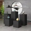 Palco de Transmissão ao Vivo Cabine Pintada Palco Redondo Base com Ar Condicionado Plataforma Elevatória Modelo Plataforma de Exibição de Chão Loja de Vestidos de Noiva Plataforma