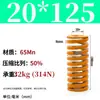 Padrão Japonês Resistente a Altas Temperaturas Mola de Molde Mola de Compressão Doméstica 65Mntf Fio Plano de Alta Resistência Compressão Retangular Alta Elasticidade