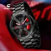 Reloj de Pulsera de Cuarzo con Rueda de Coche Deportivo de Moda para Hombre, Marca Popular Transfronteriza, Dropshipping, Resistente al Agua, Luminoso