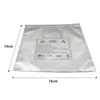 Saco de embalagem de folha de alumínio com fita de LED antiestática, saco de embalagem com zíper puro a vácuo resistente a altas temperaturas para componentes eletrônicos