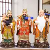 Estátua de Deus Fu Lu Shou Deus da Longevidade Deus da Riqueza Senhor Fu Xing Plástico Reforçado com Fibra de Vidro Resina Estátua de Buda Sala de Estar Decoração de Casa Ornamentos Estátua de Deus