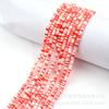 Pieza de cerámica suave al por mayor color mixto pieza de tubo con cuentas de cerámica suave 4mm cuentas de arcilla cuentas sueltas collar diy cadena para teléfono móvil material para accesorios
