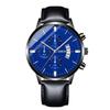 Comercio Exterior Transfronterizo Explosiones Reloj de Negocios Sencillo para Hombre Acero Inoxidable Correa de Moda Reloj Luminoso Calendario Cuarzo