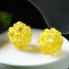 Brincos de Pedra Natural Pulseira Colar Corrente para Celular Contas Bola de Cristal Bola de Flor Acessórios de Joias DIY Cristal Tecido