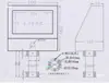 Caja de Montaje con Pantalla Táctil de 4.3 pulgadas / Caja de Control de 5 pulgadas Weintek Xinje Caja de Control Eléctrico PLC / Caja de Hierro