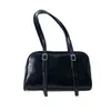 Bolsa de Almohada de Cuero Suave de Gran Capacidad, Bolso de Axila Portátil, Bolso de Hombro Único Estilo Baguette para Mujer, Moda Casual Coreana de Gama Alta de Nicho
