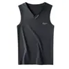 ¡Guau, Camiseta sin mangas personalizada para hombre 2026, estilo nuevo, cuello en V, estilo chaleco deportivo casual de verano, fina, transpirable