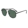 Gafas de Sol de Aviador para Hombre Transfronterizas, Montura Grande de Metal, Puente Doble Clásico, Protección Solar para Conducir, Gafas de Sol Polarizadas al por Mayor
