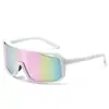 Gafas de Sol Deportivas para Ciclismo al Aire Libre, A prueba de Viento y Resistentes a los Rayos UV, Unisex, Montura Grande, Gafas de Sol Elegantes