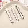 Pinza de Borde Dentado Plano Engrosada Pinza de Pico de Pato Pinza para el Cabello Hecha a Mano DIY Accesorios para el Cabello Kit de Materiales de Arcilla