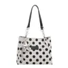 Bolso tote de lunares estilo coreano 2026 nuevo para mujer, bolso de hombro de gran capacidad para el trabajo, bolso de mano versátil de nicho