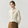 Suéter de Cachemira para Mujer Suéter de Cuello en V con Diseño de Cuello Flotante Suéter Base Holgado Otoño e Invierno Nueva Ropa Interior Reductora de Edad