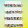 Juego de 12 Gomas de Pelo de Colores Brillantes y Sencillas para Niños que No Lastiman el Cabello, Accesorios para el Cabello de Bebé con Alta Elasticidad