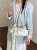 2026 Nuevo Estilo Bolso para Axila de Mujer Hebilla de Cinturón de Moda Personalizada Bolso de Hombro Único Gran Capacidad Textura Versátil Bolso Cruzado