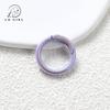 Hebilla de resorte con baño de color anillo de resorte de aleación de zinc pintada hebilla redonda accesorios de joyería hebilla de resorte manual DIY mezcla de colores
