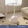 Entrega no Mesmo Dia Tamanho Pequeno Redondo Luxo Leve Mesa de Centro Pequena Preta Moderna Simples Criativa Mesa de Canto para Sala de Estar Mesa Lateral de Sofá