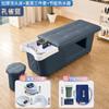 Cama de xampu de circulação de água de estilo tailandês barbearia salão de cabeleireiro dedicado salão de beleza completo fumigação cabeça termostática cama de terapia