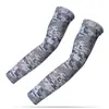 Manga de Camuflaje de Seda de Hielo de Verano Protección para el Brazo Táctica al Aire Libre para Montañismo Protección Solar Hielo Fresco Protección UV Manga para el Brazo para Hombres y Mujeres