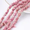 Ágata de Grava Cristal Piedra Cruda Pulida Larga Hecha a Mano con Cuentas Accesorios para Pulsera Collar DIY