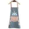 Delantal con Tema de Ciervo para Limpiar Manos, para Cocina y Comedor, Diseño Creativo y Sencillo para Cocinar, Impermeable y a Prueba de Aceite, Moderno para Hombres y Mujeres, con Logo Impreso
