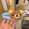 Otoño e Invierno Lindo Clip para el Cabello de Felpa de Oso Horquilla Grande y Esponjosa para Niñas Clip para Flequillo Lateral Accesorio para el Cabello Fresco de Dibujos Animados