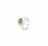 En Stock Exclusivo Transfronterizo de Amazon Anillo para el Ojo Tahitiano de Estilo Similar al de Zhang Bichen y Xu Ruohan Anillo Abierto Simple