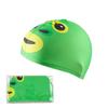 Gorro de natación adulto gorro de tela gorro de natación poliéster nailon cuatro agujas seis hilos unisex grande cinturón de natación tarjeta de papel venta al por mayor