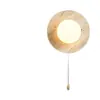 Lámpara de pared de travertino amarillo para dormitorio, lámpara de pared vintage para leer en el estudio, luz ambiental, lámpara de pared para mesita de noche, accesorio de iluminación ajustable