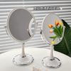 Espelho de Maquiagem de Mesa Espelho de Penteadeira Luz Luxo Premium Salão de Beleza Especial Espelho de Penteadeira Dobrável Quarto Celebridade da Internet