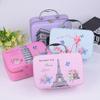 Bolsa de cosméticos portátil, estuche de viaje coreano de gran capacidad para guardar cosméticos, estuche de cosméticos portátil, venta al por mayor