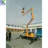 Vehículo Plataforma Elevadora de Brazo para Construcción, Equipo de Elevación para Trabajos en Altura, Vehículo de Trabajo Autopropulsado Diésel