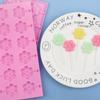 Spot atacado 12 flores molde de silicone para pirulito molde de chocolate para doces não inclui o palito