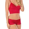 Roupa íntima sexy comércio exterior Europa e Estados Unidos sexy renda alça conjunto de três peças para cobrir o peito atacado uma geração de 1170
