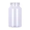 Frasco Dosador Transparente de Boca Larga 50 100ml Plástico Pet Frasco Cápsula Frasco Líquido Selado Frasco Plástico de Boca Larga para Amostra