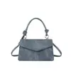 2026 Nova Bolsa Feminina Bolsa de Design Nicho Textura Fashionável Bolsa Transversal Cor de Refeição Pequena Bolsa Quadrada Bolsa Quadrada Pequena Simples Retrô