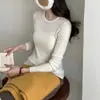 Suéter Base de Lana Pura Fina de Ajuste Delgado con Cuello Redondo para Mujer, Temporada Primavera 2026, Tejido de Punto Pullover Sencillo, Suéter Delgado