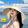 Xale de Exterior Chapéu de Pescador para Mulheres, Chapéu de Sol de Verão com Proteção UV para Ciclismo com Aba Larga e Proteção Integrada para o Pescoço