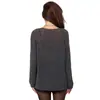 Comercio Exterior Transfronterizo Europeo y Americano Primavera/Verano 2026 Camisa de Punto Protectora del Sol Cuello en V Color Sólido Hueco Sexy Delgada Cubre-todo Tejido de Punto