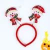 Nueva Hebilla de Cabeza con Astas Luminosas de Múltiples Estilos Navideños Decoración de Diadema Navideña Hebilla de Cabeza para Regalo de Navidad Diadema