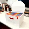 Bolsa Porta-Documentos Sanfonada Colorida de Venda Quente Transfronteiriça para Estudantes e Uso no Escritório, Bolsa para Documentos com Grande Capacidade de Armazenamento e Classificação