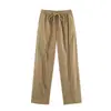 Comercio Exterior 2026 Otoño Nuevo Moda Europea y Americana Chaqueta Abrigo con Cuello Polo Traje de Pantalón Largo Casual para Mujer