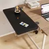 Placa de extensión de escritorio, uso en oficina, no requiere taladro, panel de mesa extensible, soporte de brazo plegable, bandeja para teclado