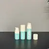 5ml10ml15ml botella de vacío de PP de pequeña capacidad tipo pulsador proceso de fijación de color de loción serigrafía muestra cosmética