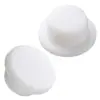 Tampão sólido de silicone em forma de T branco, tampão de furo de plástico de encaixe, tampão de vedação à prova d'água e à prova de poeira, disponível nos tamanhos 3/4/5/6/8mm