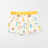 Ropa interior de algodón puro para niños Calzoncillos bóxer de algodón puro para niños Pantalones cortos de cuatro esquinas para bebés y niños pequeños Procesamiento ligero transfronterizo