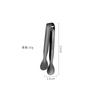 Pinza para hielo de cabeza redonda de acero inoxidable 304 para restaurante, cocina, bar, pinza multiusos para alimentos, pinza para azúcar, pinza para hielo en grano, pinza para hielo de titanio