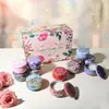 Caja de Regalo de 12 Piezas con Velas Aromáticas de Cera de Soja y Flores Secas, Regalo de Cumpleaños, Regalo Souvenir, Fragancia Floral, Incienso Aromático
